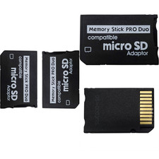 PSP Memory Stick Adapter, Micro SD to Memory Stick PRO Duo MagicGate Card for picture