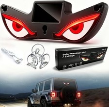 Solar Demon Eye LED Car Wireless Window Light, Devil Eye Light for Red-White picture