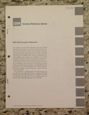 Vintage IBM 1410 Principles of Operations Systems Reference Library dated 1962 picture