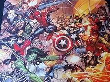 MARVEL CIVIL WAR  comics Anti slip optical COMPUTER MOUSE PAD 9 X 7inch picture
