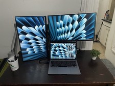 Commercial-Grade Monitor with Workrite Monitor Arm   picture