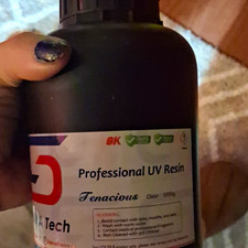 Siraya Tech Tenacious & Fast UV Resin Clear/Navy Gray 1000g for LCD/DLP picture