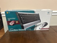 Logitech S510 Cordless Desktop Wireless Keyboard Mouse NEW OPEN BOX picture