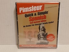 PIMSLEUR QUICK AND SIMPLE SPANISH(4 DISCS) NEW picture