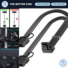 16Pin GPU Power Adapter Cable 90° Right Angle, PCIE 5.0 16Pin to 2x8Pin, 12VHPWR picture