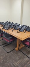 14 Polycom VVX 401 Corded 12 Line PoE Phones - Black (2200-48400-001)  picture