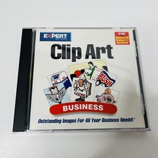 Expert Clip Art Business PC Software Cd-ROM Windows Macintosh Mac 1996 Vtg picture
