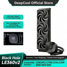 DeepCool LE360 V2 All-in-One Liquid CPU Cooler, High Performance Non-ARGB Fans picture
