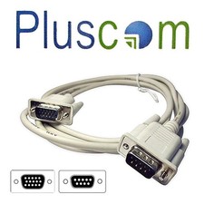 VGA RS232 Male Adapter Cable 1.8M Computer Printer picture