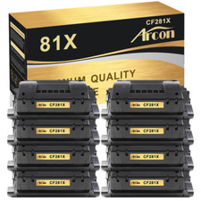 8PK CF281X 81X Toner Compatible For HP LaserJet Enterprise Flow MFP M630dn M630z picture