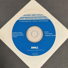Dell Latitude Drivers and Utilities Disc For Reinstalling System Software NEW picture