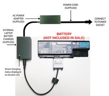 External Laptop Battery Charger for ACER Battery AS07B31 AS07B41 AS07B42 AS07B72 picture