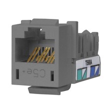HUBBELL PREMISE WIRING HXJ5EGY Jack,Gray,Cat5e,Rj45 5LV59 picture