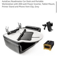 AutoExec Roadmaster Car Desk and Portable Workstation, with 400 Watt Inverter picture