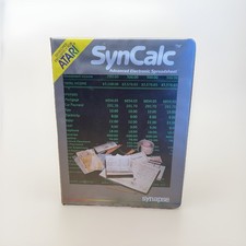 ATARI (Made For) SynCalc :Advanced Electronic Spreadsheet - Synapse 1985 picture