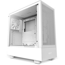 NZXT H5 Flow White ATX Mid-Tower PC Case FOR PARTS/REPAIR picture