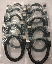 (10 Pack) DisplayPort to Display Port Cable DP Male to Male Cord 4K HD 6ft picture