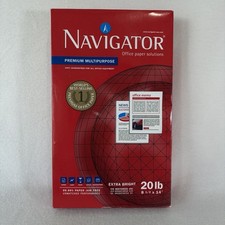 Navigator Premium Multipurpose Paper 97 Brightness 20lb 8 1/2 X 14 White 500 Ct picture