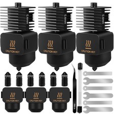 3 Pack Hotend Kit for Bambu Lab A1/A1 Mini, 3D Printer Hot End Upgrade Hardened picture