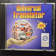 Universal Translator Version 3.2 LanguageForce 1997 Vintage PC CD-ROM Software picture