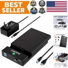 External Hard Drive Enclosure for 3.5 2.5 Inch SATA HDD SSD, USB 3.0 to SATA ... picture