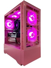 Custom Pink Gaming Computer Nvidia RTX Graphics AMD RYZEN CPU Windows 11 PRO RGB picture