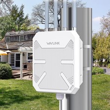 WiFi 7 Extender Long Range WiFi 6 Signal Booster Outdoor up to 300M for Yard/RV picture