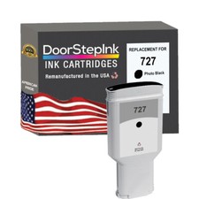 DoorStepInk Compatible Ink Cartridges For HP 727 Photo Black 300ml-USA picture