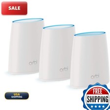 NETGEAR Orbi Whole Home Mesh WiFi System 3 Pack Router RBK43-200NAR (renewed) picture