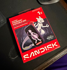 SanDisk Pokémon Mewtwo Edition Portable External SSD 1TB 1000MB/s picture
