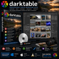 darktable | RAW Photo Editor | Lightroom Alternative | USB CD | Window Mac Linux picture