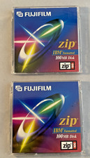 2 - FUJIFILM ZIP 100MB DISC IBM FORMATTED ZIP 100 DISCS - @95 picture