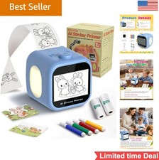 AI Voice Sticker Maker for Kids Mini Inkless Thermal Printer Touchscreen picture