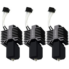 3PCS P1P/P1S Hotend Upgraded Integrated 0.4mm Ceramic Assembled Extruder picture