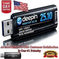 Deepin Desktop 25.10 Bootable USB Installer | UEFI Legacy | 64-Bit | Linux OS picture