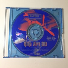 Vintage Expert Software WINDOWS 95/3.1 CLIP ART 3D CD picture