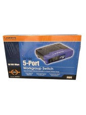 Linksys EZXS55W 5-Port 10/100 Workgroup Switch New Sealed Cisco Systems picture