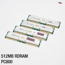 512MB 4x128MB RDRAM PC800 RIMM ECC SAMSUNG MR18R0828AN1-CK8 800-45 SERVER RAM picture