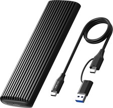 M.2 NVMe SATA SSD Enclosure, SSD Enclosure Adapter, Tool-Free USB C Exte picture