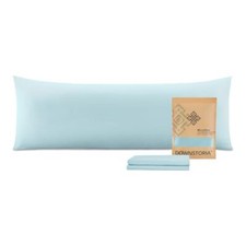 Body Pillow Cover, Ultra Soft Microfiber Long Pillowcase, Envelope Light Blue picture