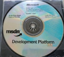 Vintage - Microsoft Windows NT server 4.0 Enterprise Edition - MSDN Development picture