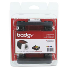 NEW Evolis Badgy Color Ribbon for 100 Prints Badgy100 & Badgy200 CBGR0100C picture