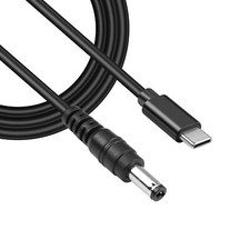 USB C to DC5521 Power Extension 65W PD 5.5x2.1mm Output 4.9FT 9V Device picture