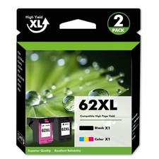 62XL Ink Cartridges Combo for HP 62 Ink Cartridge Combo for HP 62XXL High Yield picture