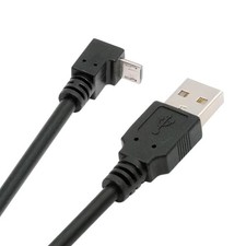 NFHK Up Angled 90 Degree Micro USB 5Pin to 2.0 Type-A Data Charge 50cm picture