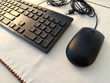 Dell Classic Wired USB Keyboard & Mouse Bundle, Black, English QWERTY Standard picture