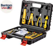 Pass through RJ45 Crimp Tool Kit, Network Tool Kit, Ethernet Crimper Cat6 Cat5E picture