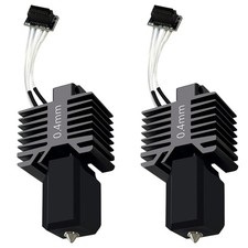 2 PCS P1S/P1P 0.4MM Upgraded Hotend Kit Hardened Steel Nozzle Leak-Proof picture