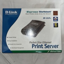 D-Link DP-101P+ Pocket Ethernet Print Server New Sealed picture