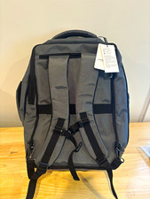 LOVEVOOK Solid Pattern Gray & Black Laptop Backpack Bag, Gray/Black picture